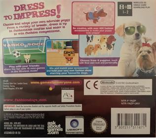 Petz Dogz Fashion - Box - Back Image