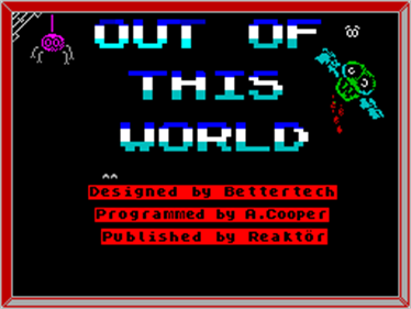 Out of This World - Screenshot - Game Title Image