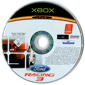 Ford Racing 3 - Disc Image