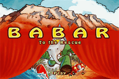 Babar to the Rescue - Screenshot - Game Title Image