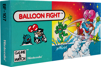 Balloon Fight (New Wide Screen) - Box - 3D Image