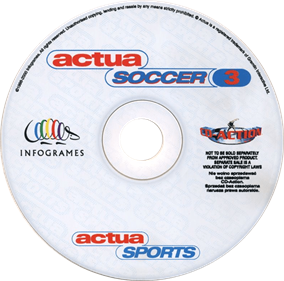 Actua Soccer 3 - Disc Image