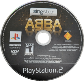 SingStar ABBA - Disc Image