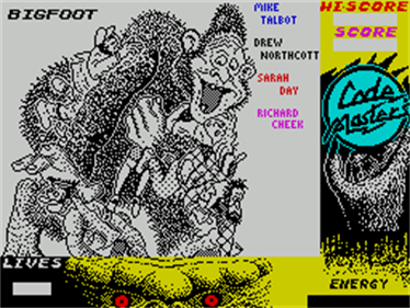 Bigfoot  - Screenshot - Game Title Image