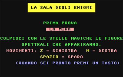 La Sala Degli Enigmi - Screenshot - Game Title Image