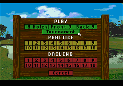 Links: The Challenge of Golf - Screenshot - Game Select Image