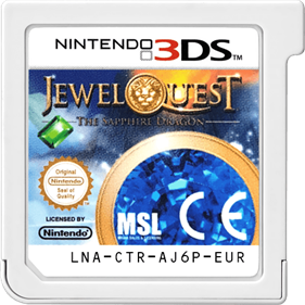 Jewel Quest: The Sapphire Dragon - Cart - Front Image