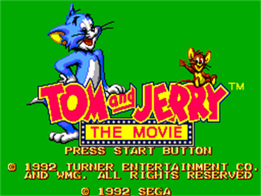 Tom and Jerry: The Movie - Screenshot - Game Title Image