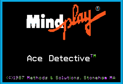 Ace Detective - Screenshot - Game Title Image