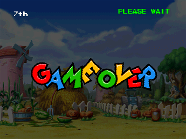 Magical Tetris Challenge - Screenshot - Game Over Image