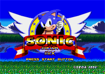 Sonic The Hedgehog MegaMix - Screenshot - Game Title Image