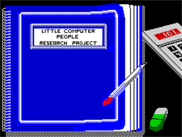 Little Computer People - Screenshot - Game Title Image