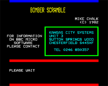 Bomber Scramble - Screenshot - Game Title Image