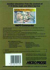 NATO Commander - Box - Back Image