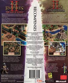 Age of Empires II: Gold Edition - Box - Back Image