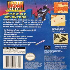Urban Strike: The Sequel to Jungle Strike - Box - Back Image