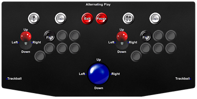 Millipede - Arcade - Controls Information Image