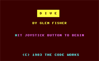 Dive - Screenshot - Game Title Image