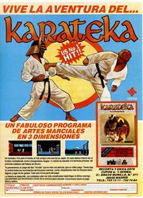 Karateka  - Advertisement Flyer - Front Image