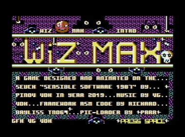 Wiz Max - Screenshot - Game Title Image