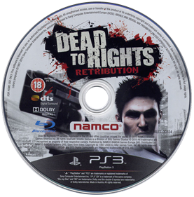 Dead to Rights: Retribution - Disc Image