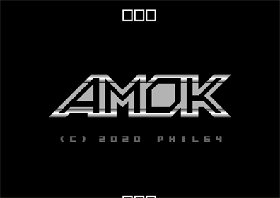 Amok - Screenshot - Game Title Image