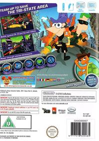 Phineas and Ferb: Across the 2nd Dimension - Box - Back Image