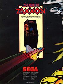 Super Zaxxon - Advertisement Flyer - Front Image