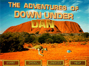 The Adventures of Down Under Dan - Screenshot - Game Title Image