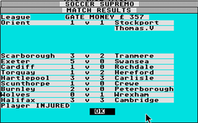 Soccer Supremo - Screenshot - Gameplay Image