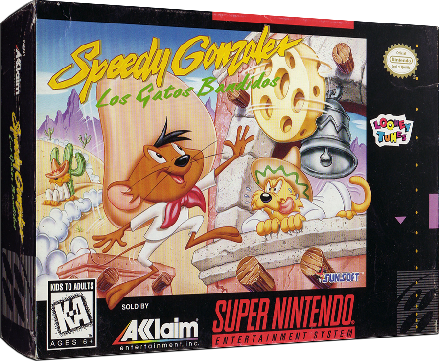 Video game:Super Nintendo Speedy Gonzales: Los Gatos Bandidos