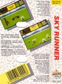 Sky Runner  - Box - Back Image