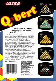 Q*bert - Box - Back Image