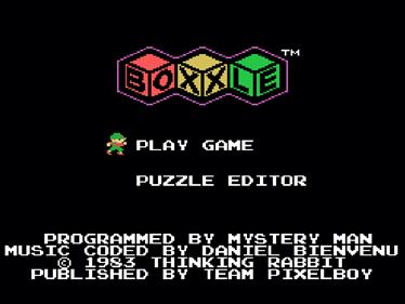 Boxxle - Screenshot - Game Title Image