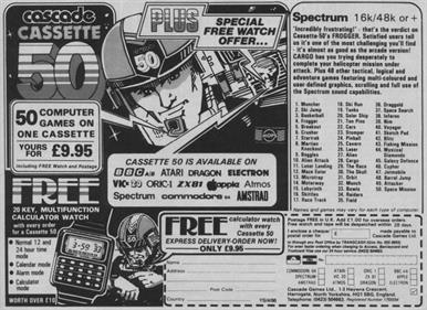 Cassette 50 - Advertisement Flyer - Front Image