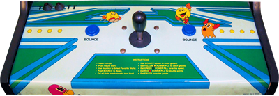 Pac-Mania - Arcade - Control Panel Image