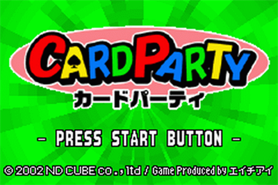 Card Party - Screenshot - Game Title Image