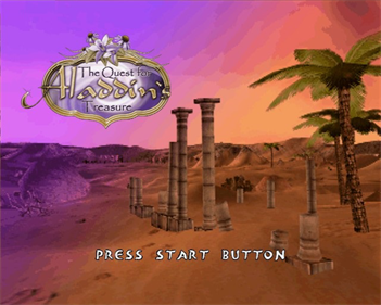 The Quest for Aladdin's Treasure - Screenshot - Game Title Image