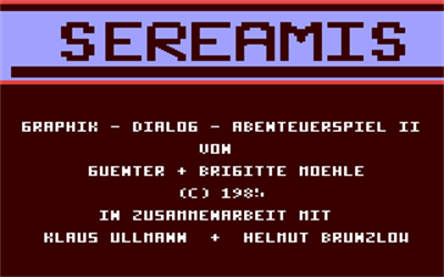 Sereamis - Screenshot - Game Title Image