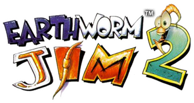 Earthworm Jim 2 - Clear Logo Image