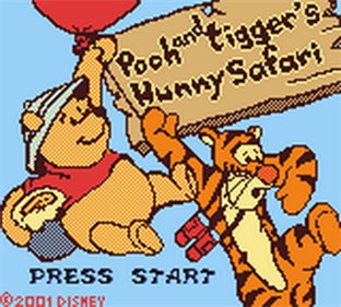 Pooh and Tigger's Hunny Safari - Screenshot - Game Title Image