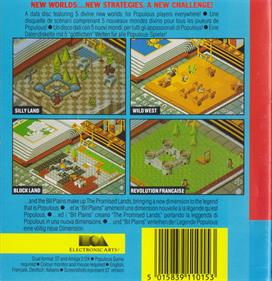 Populous: The Promised Lands - Box - Back Image