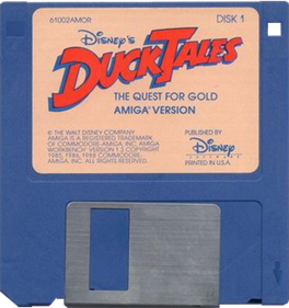 Duck Tales: The Quest for Gold - Disc Image