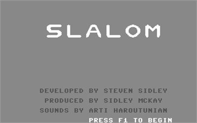 Slalom! - Screenshot - Game Title Image