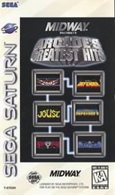 Midway Presents Arcade's Greatest Hits - Box - Front Image