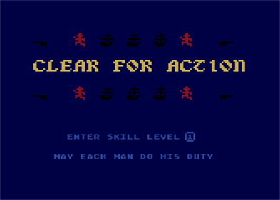 Clear for Action - Screenshot - Game Title Image