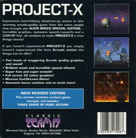 Project-X (Revised Edition) - Box - Back Image