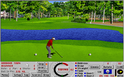 Golf Links 386 Pro - Screenshot - Gameplay Image