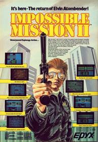 Impossible Mission-II - Advertisement Flyer - Front Image