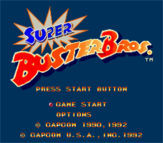Super Buster Bros. - Screenshot - Game Title Image